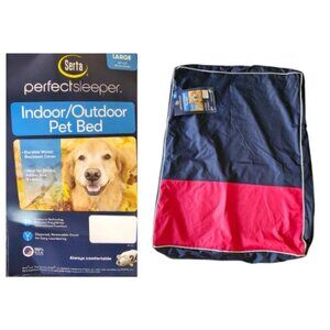 Serta Perfect Sleeper Indoor/Outdoor Pet Bed Washable Cover Size Large 36"x 27"